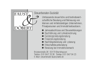 Faust & Döbert Anzeige